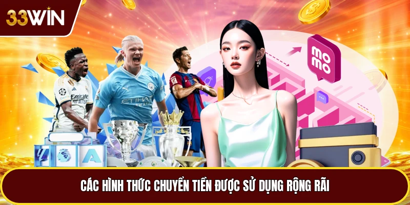 Các hình thức chuyển tiền được sử dụng rộng rãi